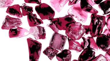 Pembe. Yeşil. Mavi. Mor. Kahverengi. Doğal Kuvars. Buz küpü biçimi arkaplanı