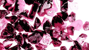 Pembe. Yeşil. Mavi. Mor. Kahverengi. Doğal Kuvars. Buz küpü biçimi arkaplanı