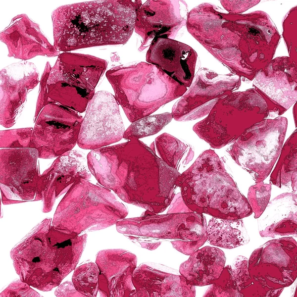 Pembe. Yeşil. Mavi. Mor. Kahverengi. Doğal Kuvars. Buz küpü biçimi arkaplanı