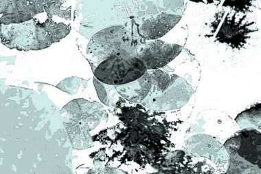 Lotus yaprağı ormanı. Çevre sorunları. Düz dizayn. Yüksek kalite vektör çizimi. Arkaplan deseni.