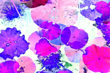 Lotus yaprağı ormanı. Çevre sorunları. Düz dizayn. Yüksek kalite vektör çizimi. Arkaplan deseni.