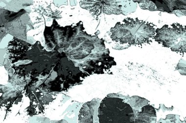 Lotus yaprağı ormanı. Çevre sorunları. Düz dizayn. Yüksek kalite vektör çizimi. Arkaplan deseni.