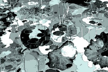 Lotus yaprağı ormanı. Çevre sorunları. Düz dizayn. Yüksek kalite vektör çizimi. Arkaplan deseni.