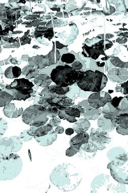 Lotus yaprağı ormanı. Çevre sorunları. Düz dizayn. Yüksek kalite vektör çizimi. Arkaplan deseni.