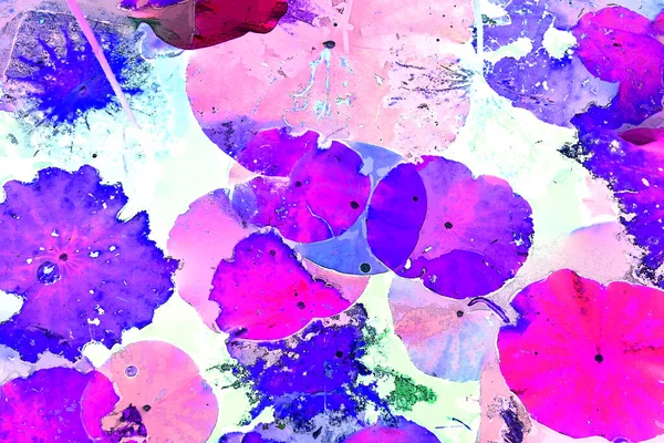 Lotus yaprağı ormanı. Çevre sorunları. Düz dizayn. Yüksek kalite vektör çizimi. Arkaplan deseni.