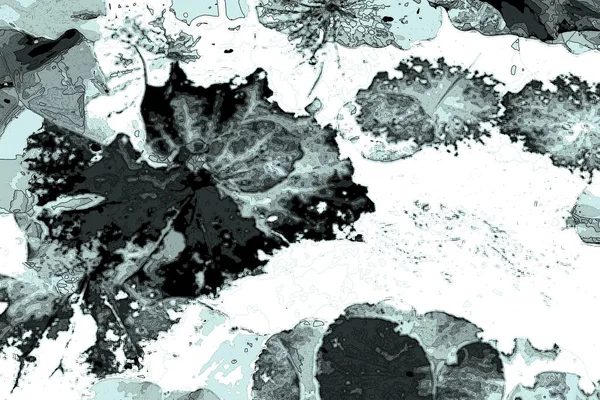 Lotus yaprağı ormanı. Çevre sorunları. Düz dizayn. Yüksek kalite vektör çizimi. Arkaplan deseni.