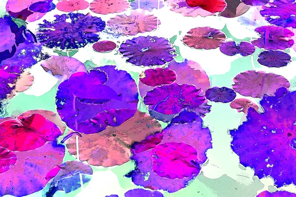 Lotus yaprağı ormanı. Çevre sorunları. Düz dizayn. Yüksek kalite vektör çizimi. Arkaplan deseni.