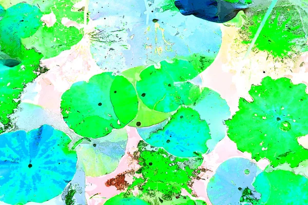 Lotus yaprağı ormanı. Çevre sorunları. Düz dizayn. Yüksek kalite vektör çizimi. Arkaplan deseni.