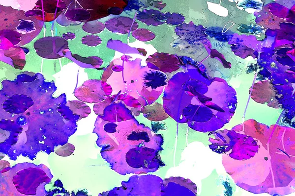 Lotus yaprağı ormanı. Çevre sorunları. Düz dizayn. Yüksek kalite vektör çizimi. Arkaplan deseni.