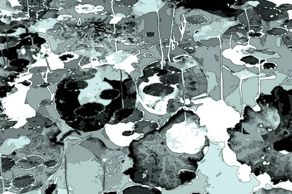 Lotus yaprağı ormanı. Çevre sorunları. Düz dizayn. Yüksek kalite vektör çizimi. Arkaplan deseni.