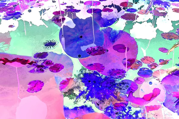 Lotus yaprağı ormanı. Çevre sorunları. Düz dizayn. Yüksek kalite vektör çizimi. Arkaplan deseni.