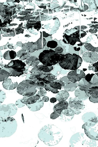 Lotus yaprağı ormanı. Çevre sorunları. Düz dizayn. Yüksek kalite vektör çizimi. Arkaplan deseni.