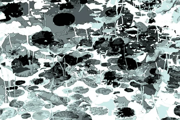 Nilüfer yaprakları, zarif arkaplan deseni