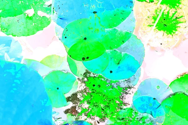 Nilüfer yaprakları, zarif arkaplan deseni