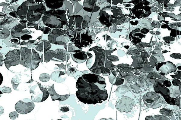 Nilüfer yaprakları, zarif arkaplan deseni