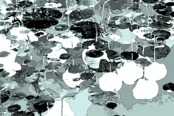 Nilüfer yaprakları, zarif arkaplan deseni