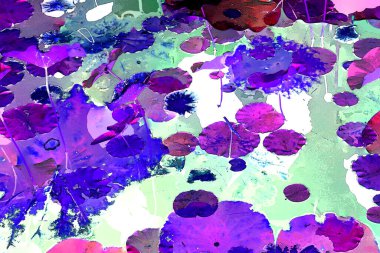 Nilüfer yaprakları, zarif arkaplan deseni