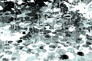 Nilüfer yaprakları, zarif arkaplan deseni