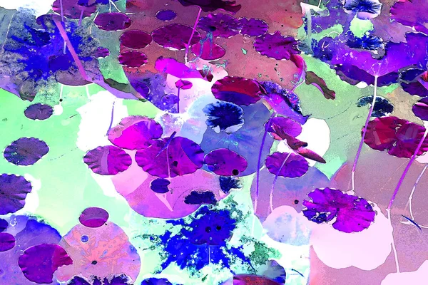 Nilüfer yaprakları, zarif arkaplan deseni