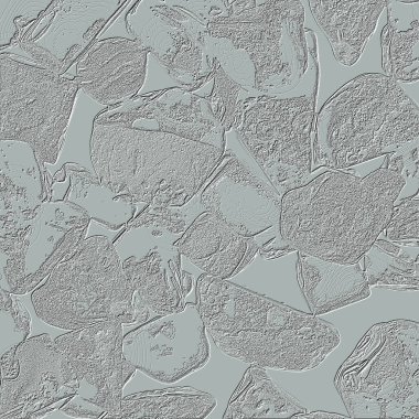 Farklı boyut ve şekillere sahip düzensiz fayanslar, 3 boyutlu grafikler için dikişsiz doku haritaları