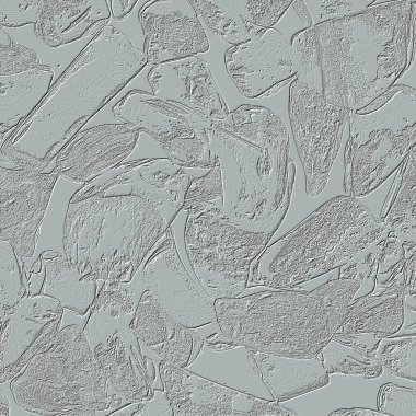 Farklı boyut ve şekillere sahip düzensiz fayanslar, 3 boyutlu grafikler için dikişsiz doku haritaları