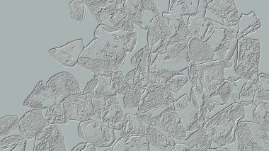 Farklı boyut ve şekillere sahip düzensiz fayanslar, 3 boyutlu grafikler için dikişsiz doku haritaları