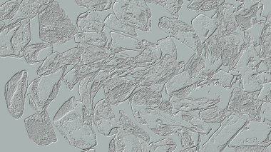 Farklı boyut ve şekillere sahip düzensiz fayanslar, 3 boyutlu grafikler için dikişsiz doku haritaları