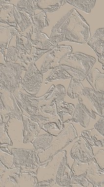 Farklı boyut ve şekillere sahip düzensiz fayanslar, 3 boyutlu grafikler için dikişsiz doku haritaları