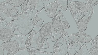 Farklı boyut ve şekillere sahip düzensiz fayanslar, 3 boyutlu grafikler için dikişsiz doku haritaları