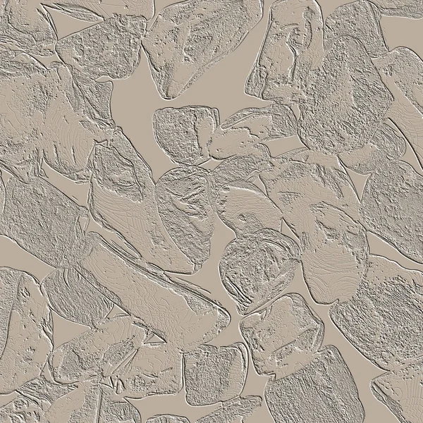 Farklı boyut ve şekillere sahip düzensiz fayanslar, 3 boyutlu grafikler için dikişsiz doku haritaları