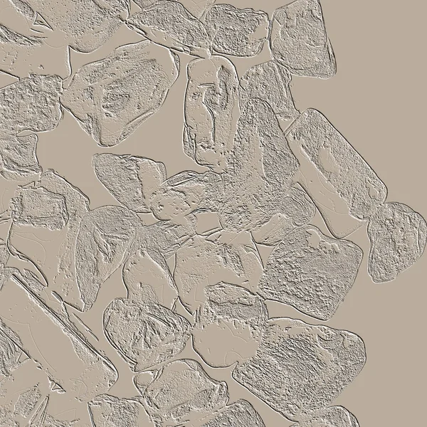 Farklı boyut ve şekillere sahip düzensiz fayanslar, 3 boyutlu grafikler için dikişsiz doku haritaları