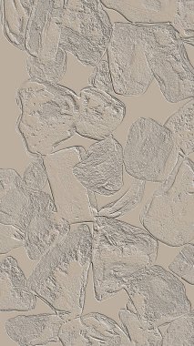 Farklı boyut ve şekillere sahip düzensiz fayanslar, 3 boyutlu grafikler için dikişsiz doku haritaları