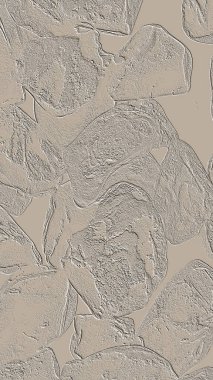 Farklı boyut ve şekillere sahip düzensiz fayanslar, 3 boyutlu grafikler için dikişsiz doku haritaları