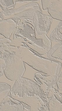 Farklı boyut ve şekillere sahip düzensiz fayanslar, 3 boyutlu grafikler için dikişsiz doku haritaları