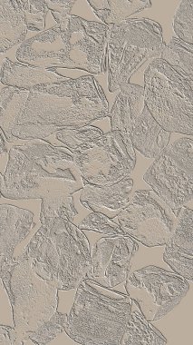 Farklı boyut ve şekillere sahip düzensiz fayanslar, 3 boyutlu grafikler için dikişsiz doku haritaları