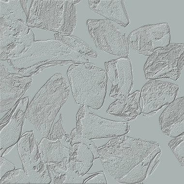 Farklı boyut ve şekillere sahip düzensiz fayanslar, 3 boyutlu grafikler için dikişsiz doku haritaları