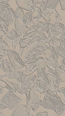 Farklı boyut ve şekillere sahip düzensiz fayanslar, 3 boyutlu grafikler için dikişsiz doku haritaları