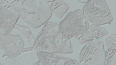 Farklı boyut ve şekillere sahip düzensiz fayanslar, 3 boyutlu grafikler için dikişsiz doku haritaları