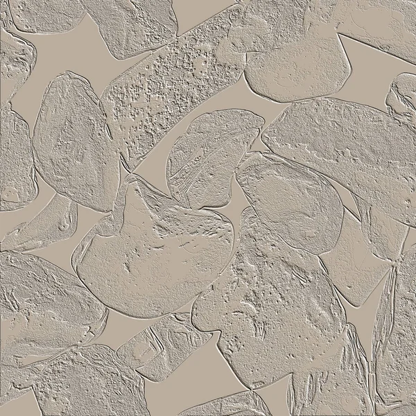 Farklı boyut ve şekillere sahip düzensiz fayanslar, 3 boyutlu grafikler için dikişsiz doku haritaları