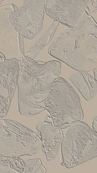 Farklı boyut ve şekillere sahip düzensiz fayanslar, 3 boyutlu grafikler için dikişsiz doku haritaları