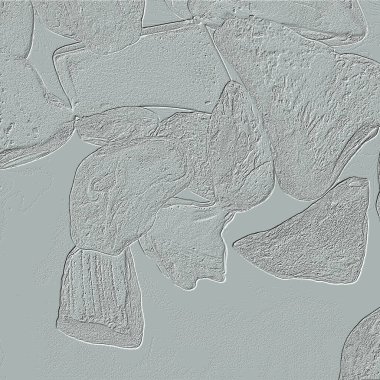 Farklı boyut ve şekillere sahip düzensiz fayanslar, 3 boyutlu grafikler için dikişsiz doku haritaları