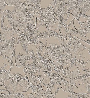 Farklı boyut ve şekillere sahip düzensiz fayanslar, 3 boyutlu grafikler için dikişsiz doku haritaları