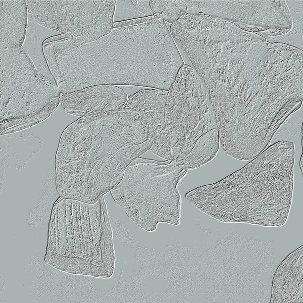 Farklı boyut ve şekillere sahip düzensiz fayanslar, 3 boyutlu grafikler için dikişsiz doku haritaları