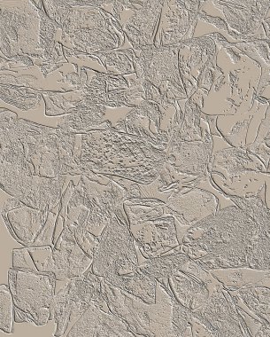 Farklı boyut ve şekillere sahip düzensiz fayanslar, 3 boyutlu grafikler için dikişsiz doku haritaları