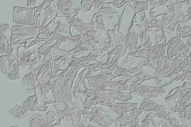 Farklı boyut ve şekillere sahip düzensiz fayanslar, 3 boyutlu grafikler için dikişsiz doku haritaları