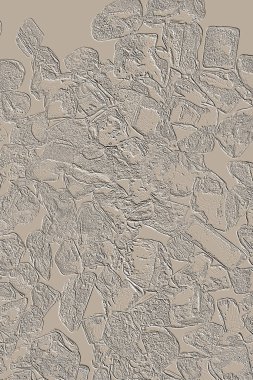 Farklı boyut ve şekillere sahip düzensiz fayanslar, 3 boyutlu grafikler için dikişsiz doku haritaları