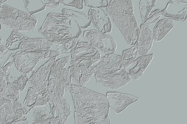 Farklı boyut ve şekillere sahip düzensiz fayanslar, 3 boyutlu grafikler için dikişsiz doku haritaları