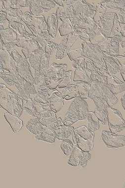 Farklı boyut ve şekillere sahip düzensiz fayanslar, 3 boyutlu grafikler için dikişsiz doku haritaları