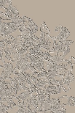 Farklı boyut ve şekillere sahip düzensiz fayanslar, 3 boyutlu grafikler için dikişsiz doku haritaları