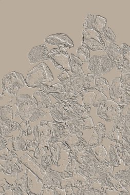 Farklı boyut ve şekillere sahip düzensiz fayanslar, 3 boyutlu grafikler için dikişsiz doku haritaları